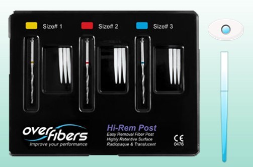Prosthetic HI-REM Starter Kit 1-2-3, Drei Stifte je Größe + 3 Bohrer
