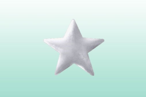 Stern klein weißgold, 18kt